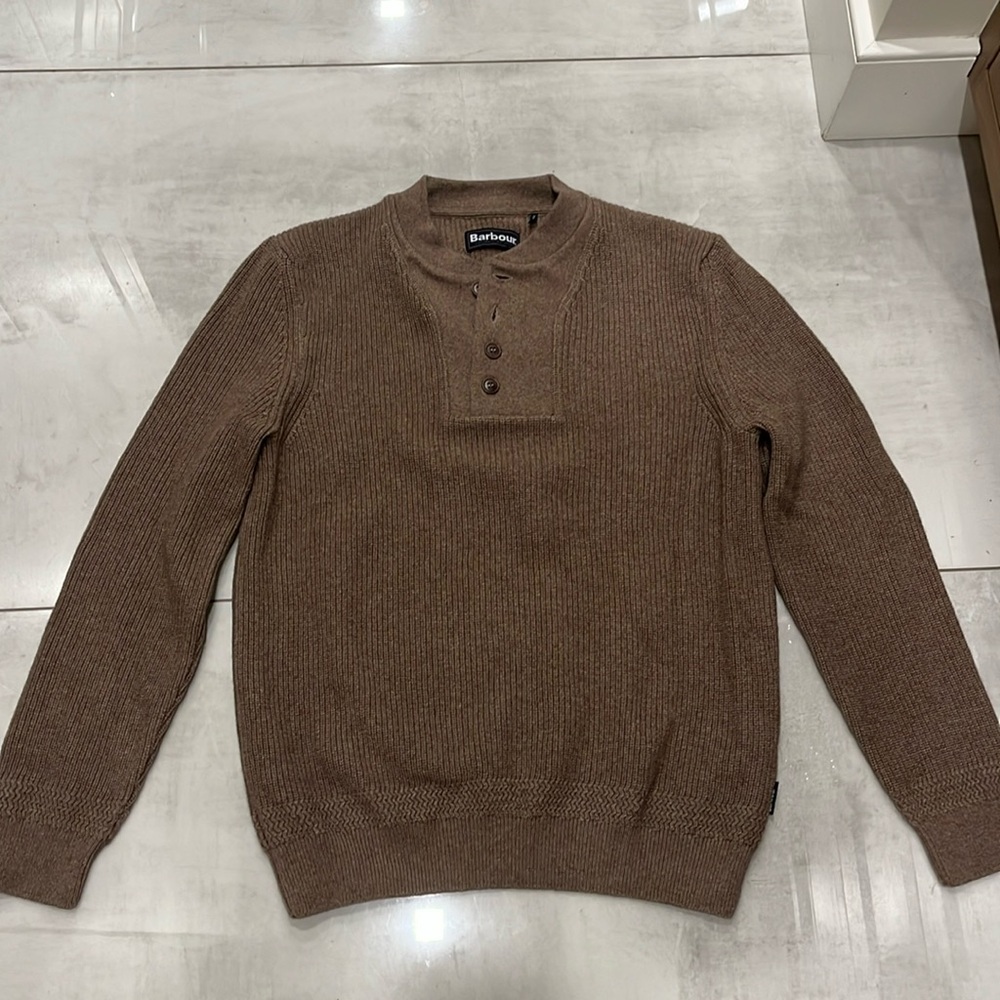 Brand new never worn Men’s Barbour sweater
